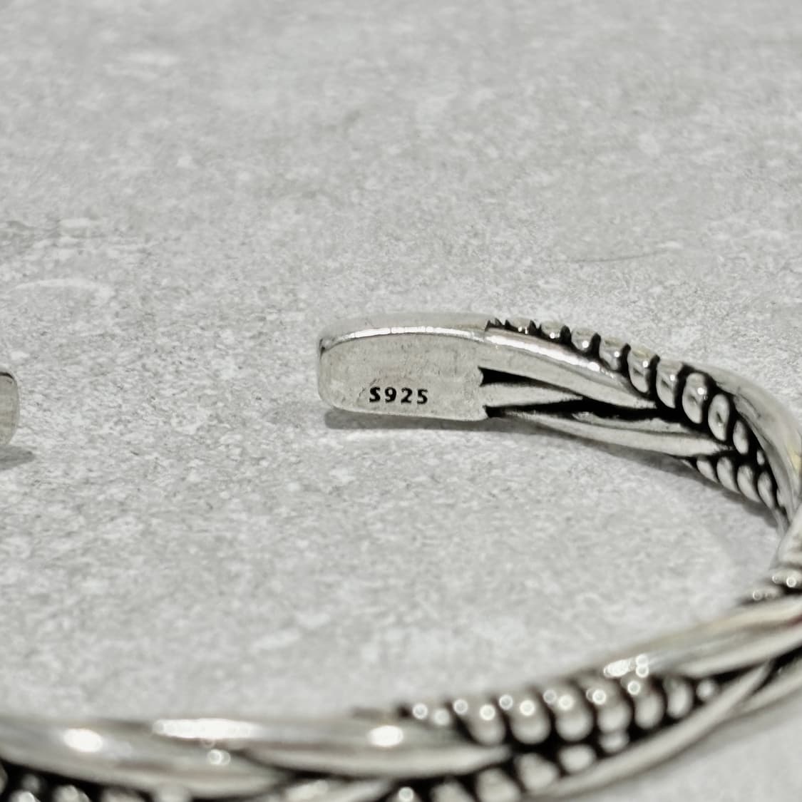 Oribell 스네이크 레이어드 925 스털링 실버 뱅글 팔찌 상품이미지4