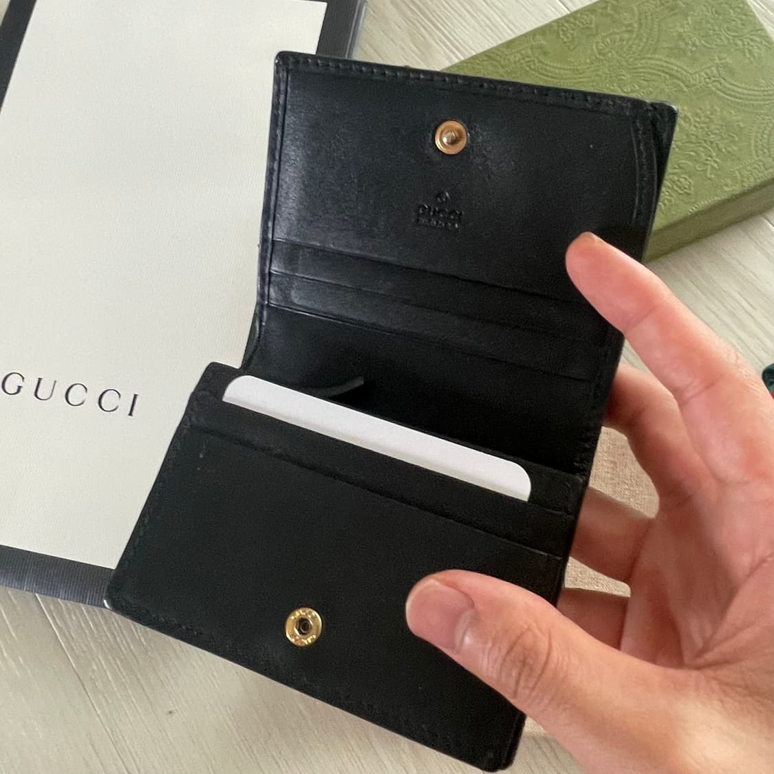 [풀박스] 구찌 GG 마몽 마틀라세 반지갑 중지갑 팔아요 상품이미지2