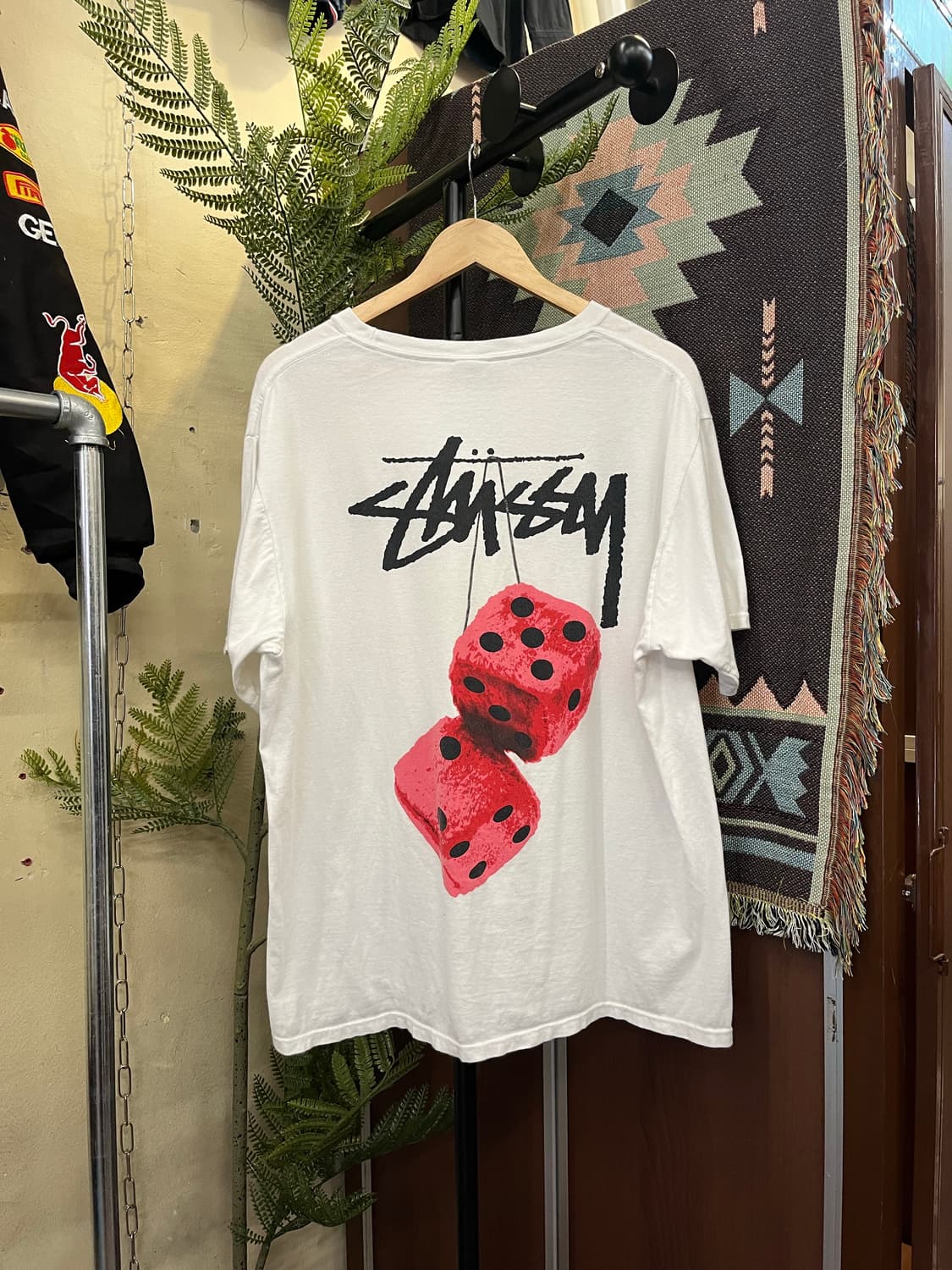 스투시 퍼지 다이스 반팔티 화이트 #csz691 상품이미지1