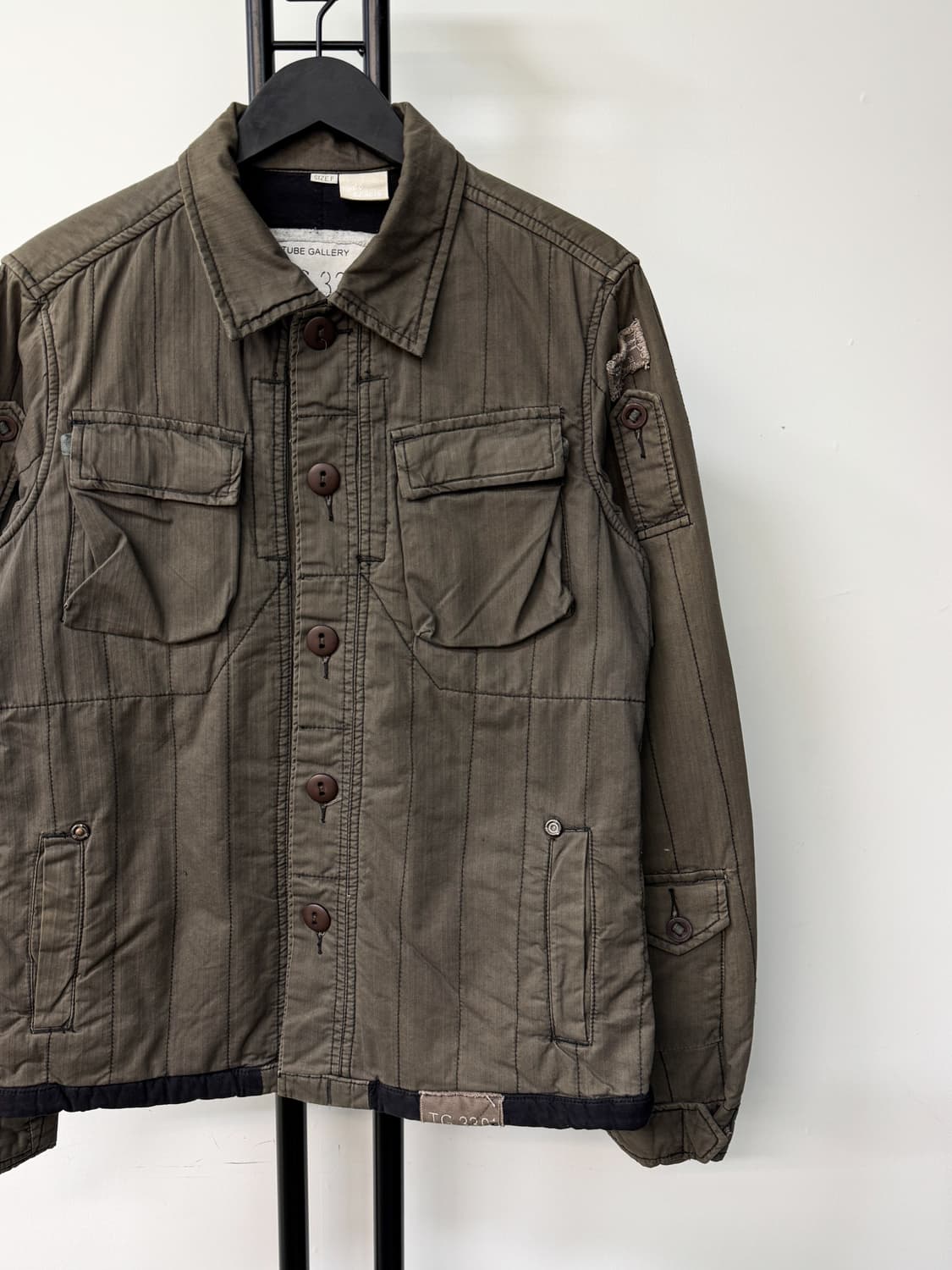 튜브 갤러리 퀼티드 아미 자켓 상품이미지2