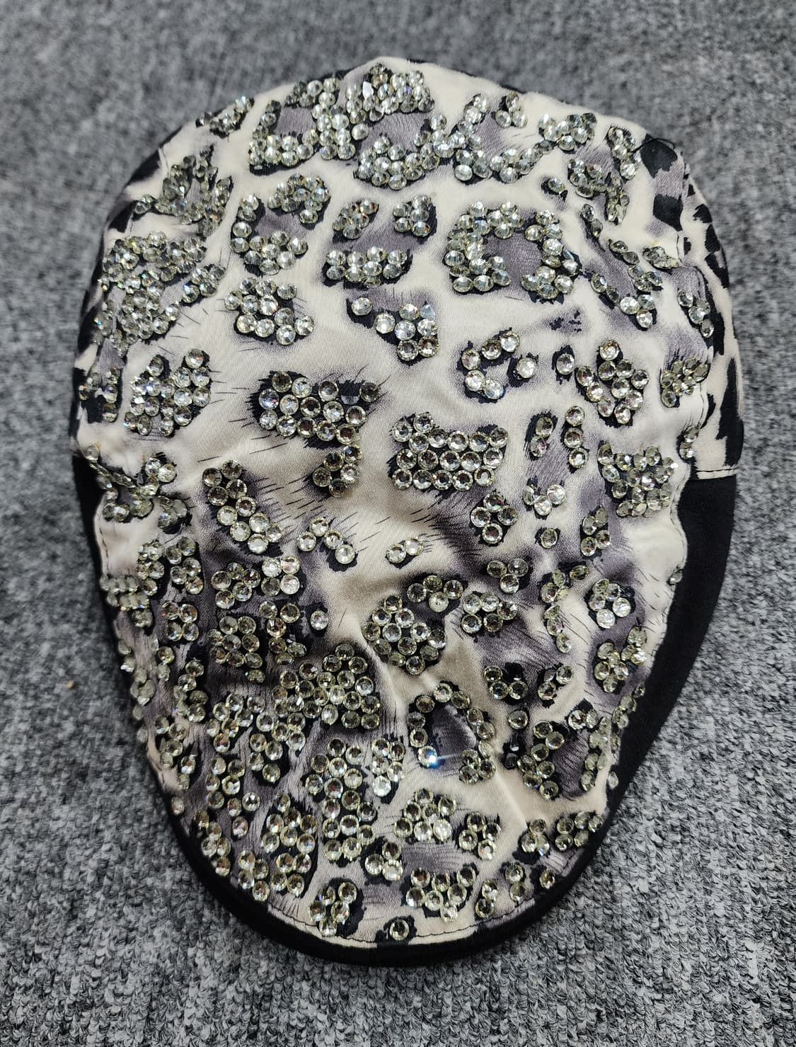 Y2K 레트로 레오파드 큐빅 헌팅캡 모자 상품이미지3