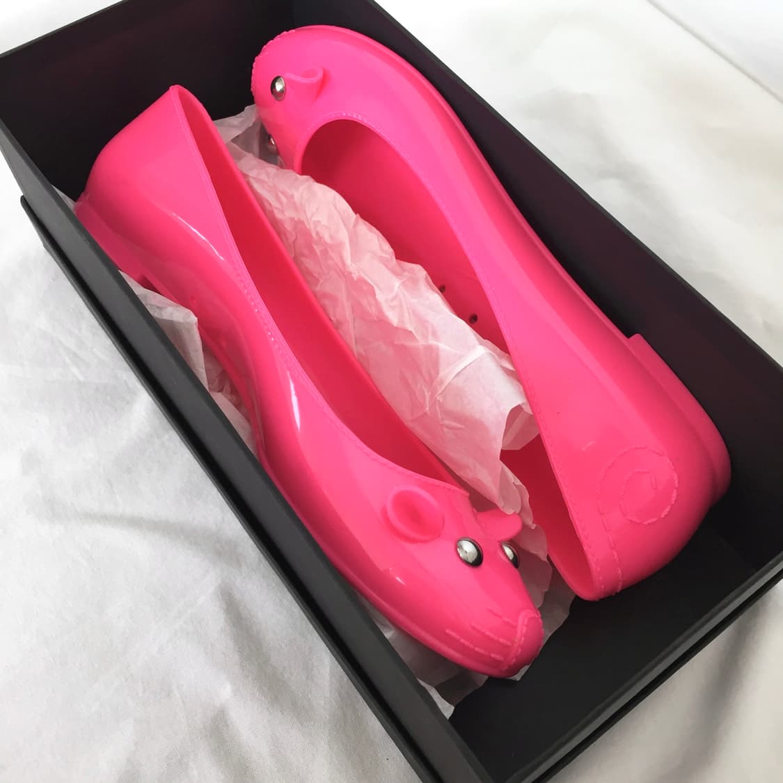 Marcjacobs Jelly Pink rat flat shoes 상품이미지2