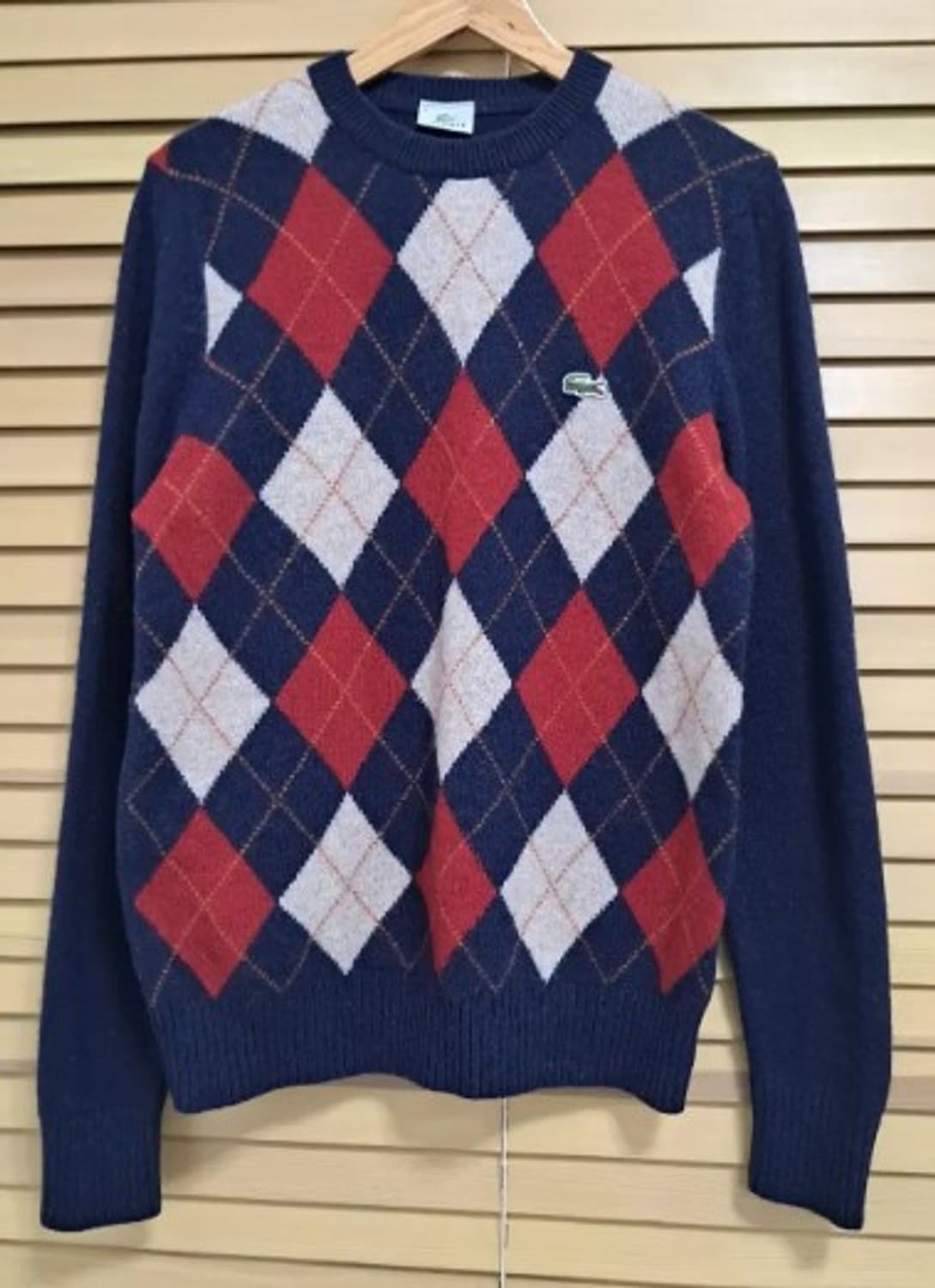 라코스테 아가일체크울니트 4사이즈 상품이미지2