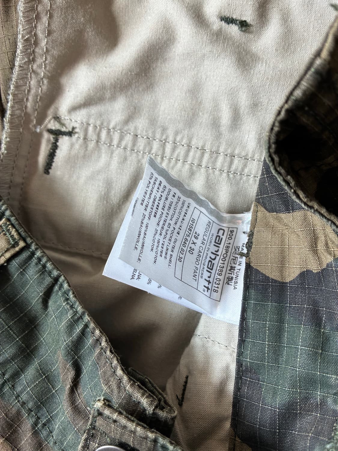 칼하트 카고 팬츠 상품이미지3