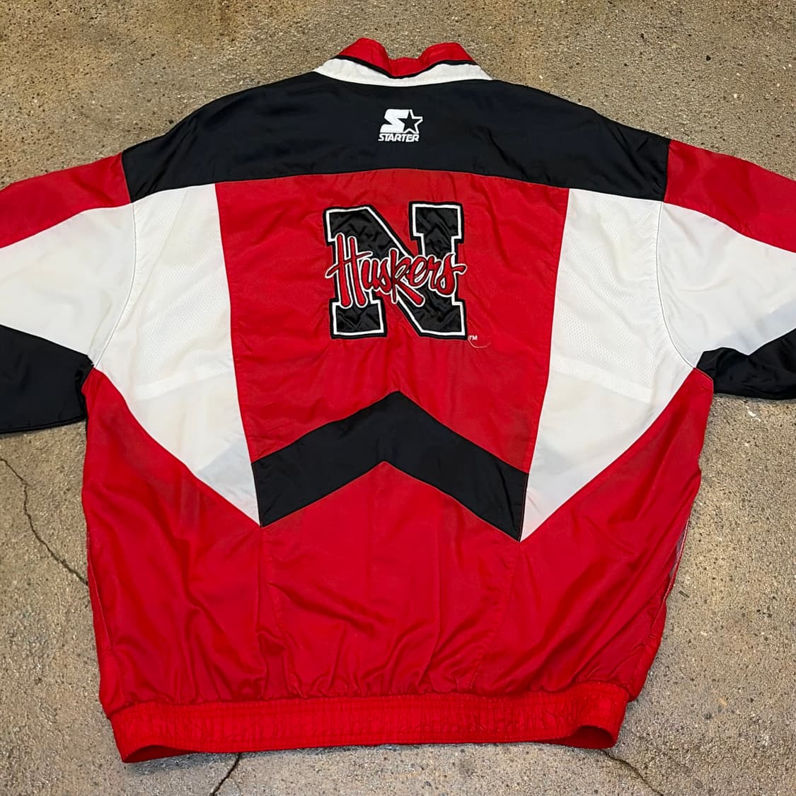 90s 미국 빈티지 스타터 네브래스카 콘허스커스 바람막이 상품이미지8