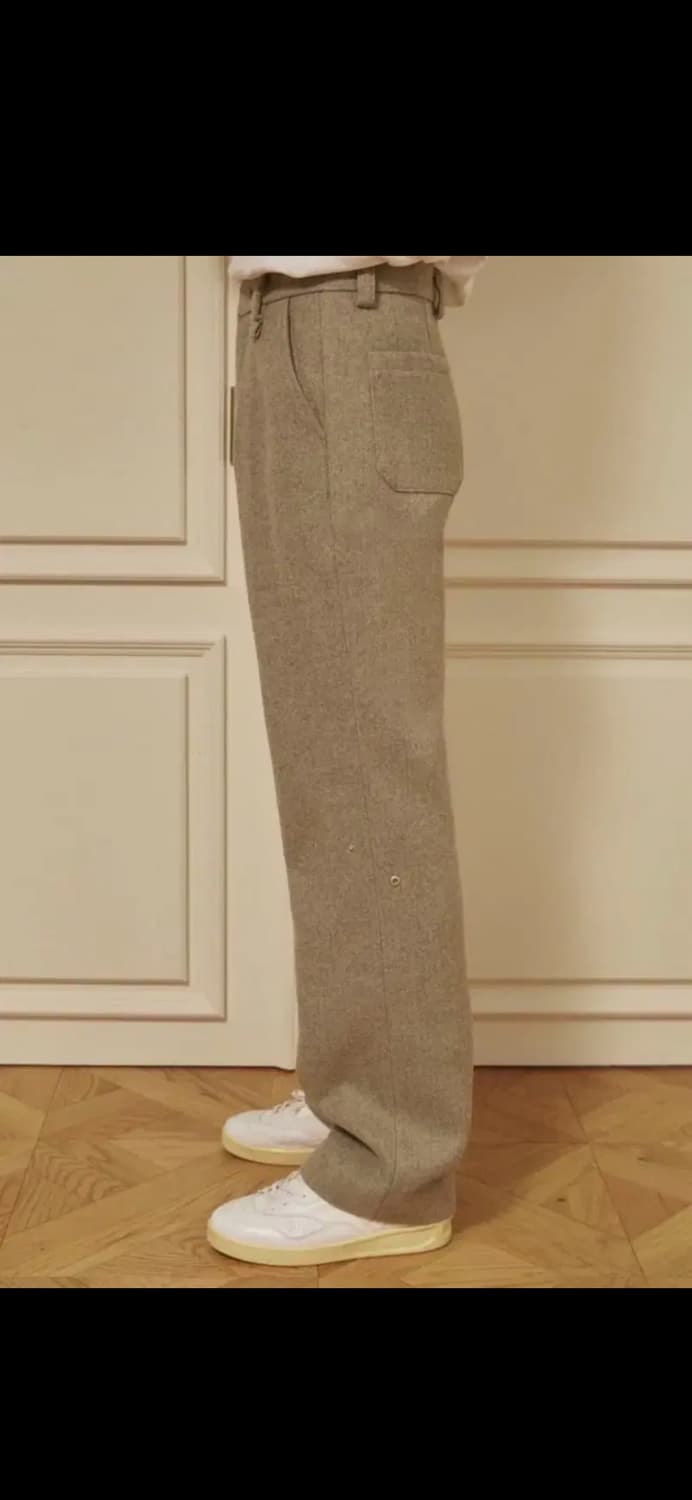 새상품 STU 스냅 울 슬랙스 상품이미지2