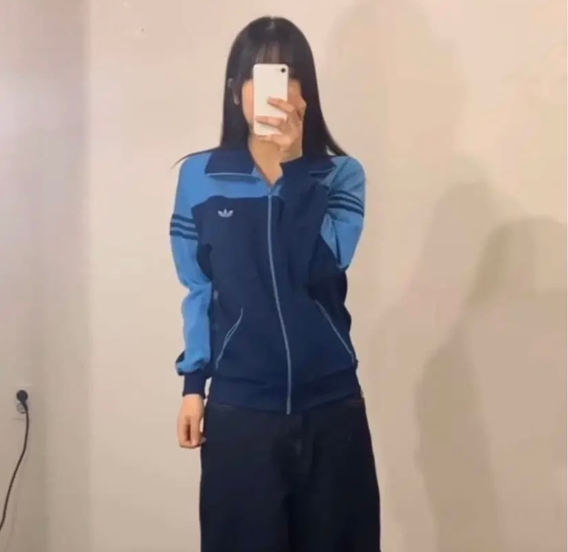 아디다스 닝닝 져지 유일매물 서독제 네이비 블루 희귀 상품이미지3