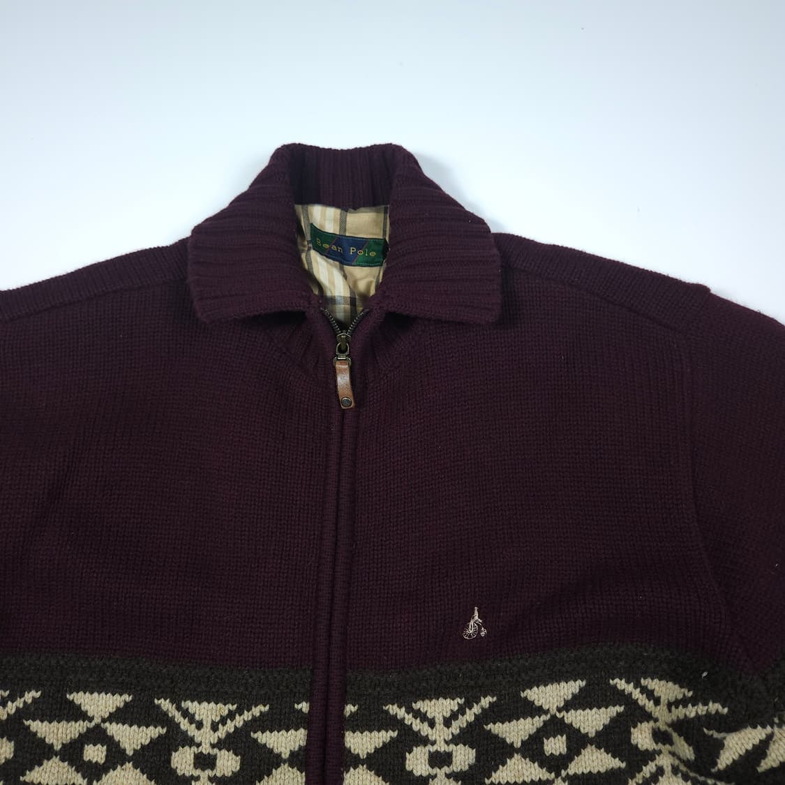 빈폴 오버핏 니트 집업  상품이미지2