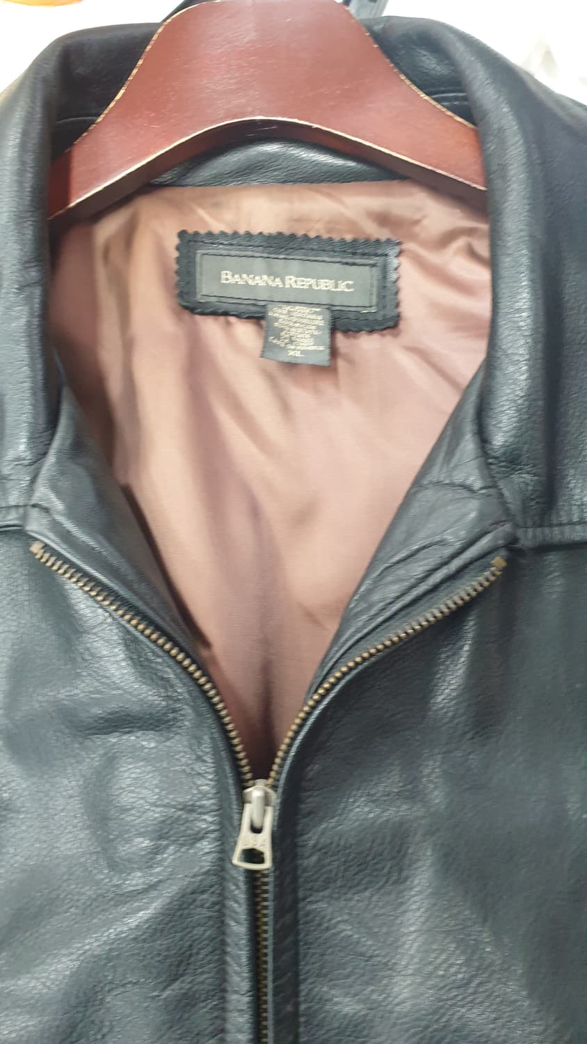 바나나 리퍼블릭 남성 가죽 자켓 XL 상품이미지4