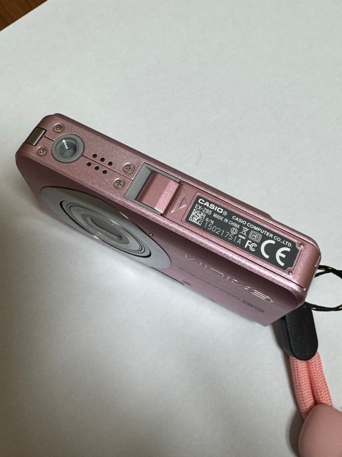 카시오 엑슬림 EX-85 딸기우유색(상태좋음,작례O) 상품이미지4