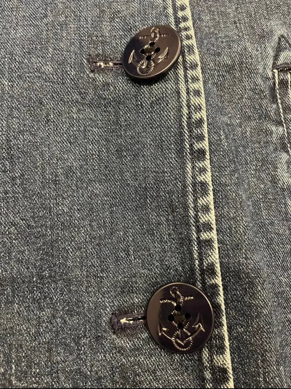 로렌 랄프로렌 데님 피코트 90s 상품이미지3