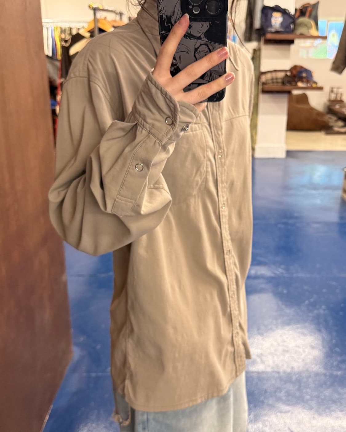 TnF 노스페이스 나일론 셔츠 상품이미지2