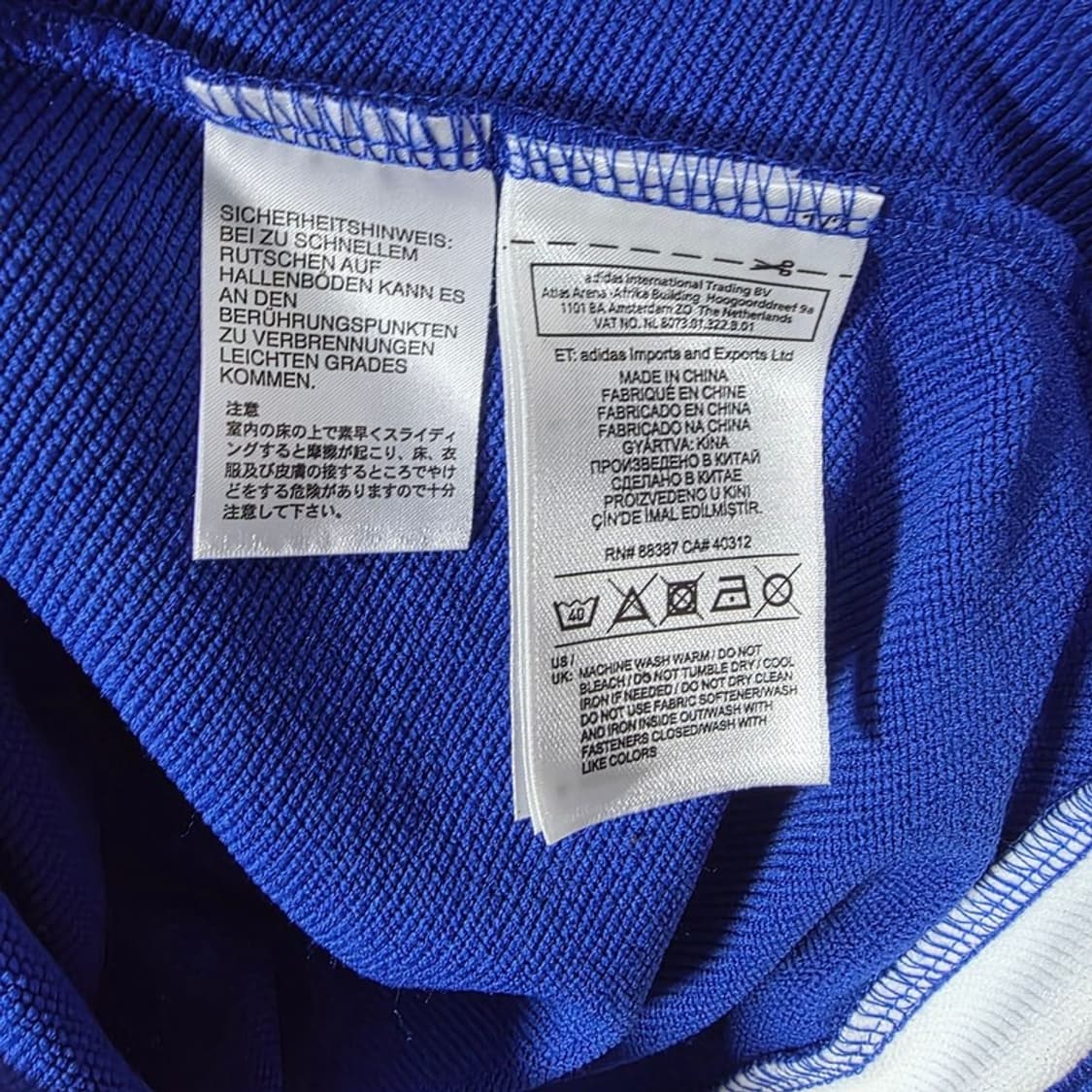 아디다스 첼시 블루 오버핏 트랙탑 3XL 상품이미지6