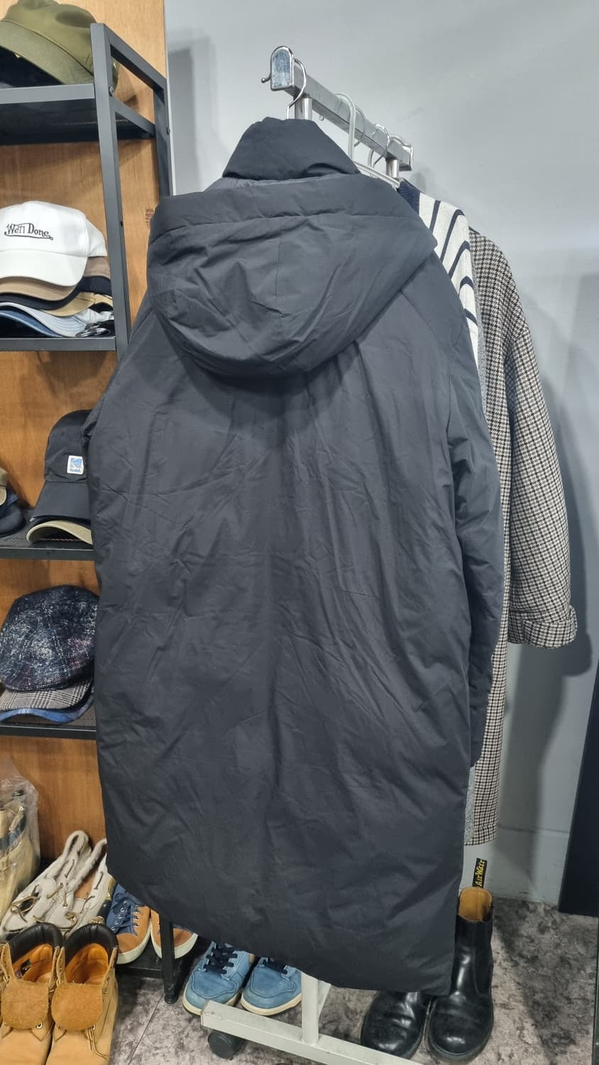 코오롱스포츠 거위털 롱패딩 블랙 100~105size 상태10/8 상품이미지3