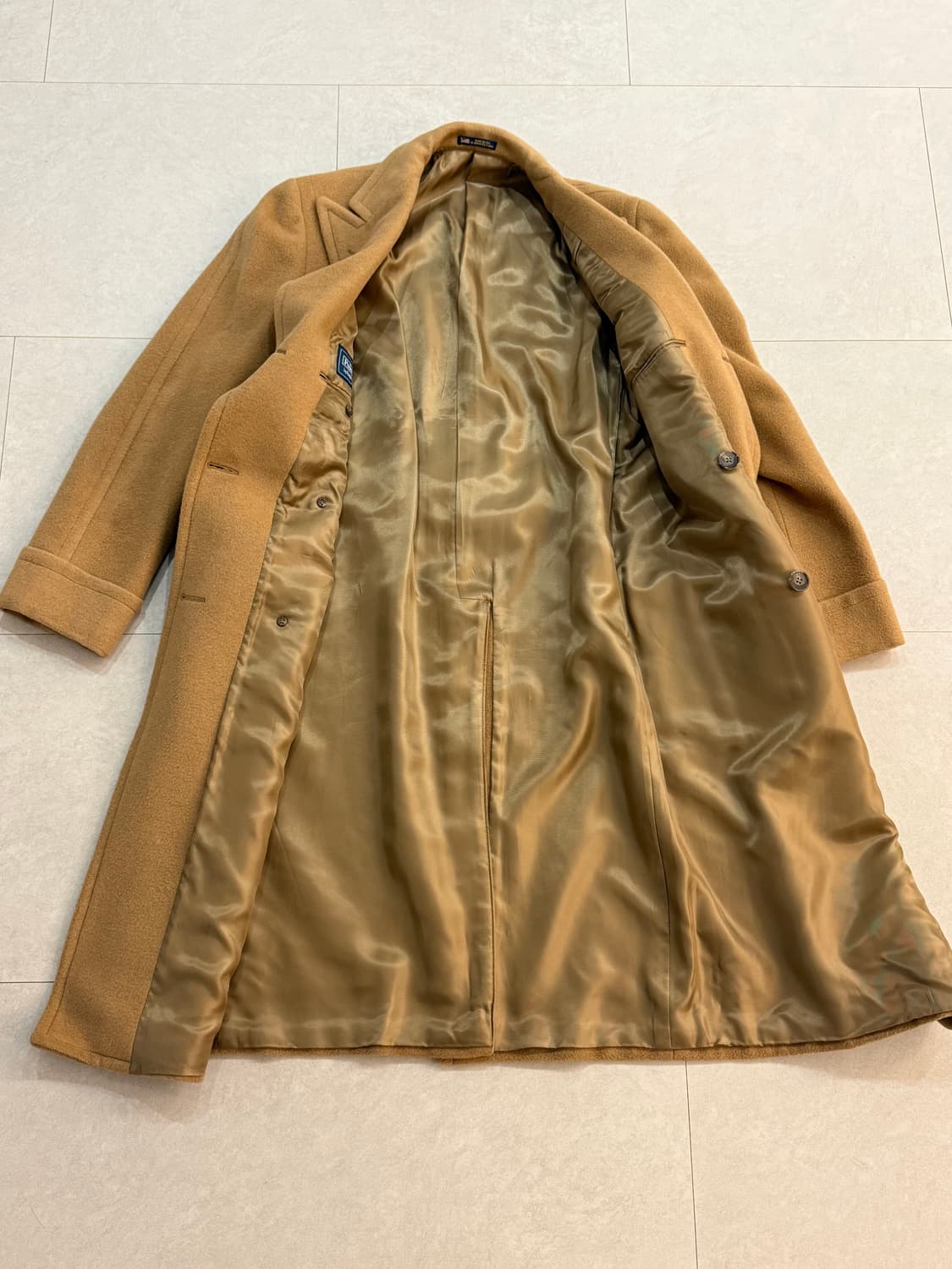 Polo Ralph Lauren 카멜헤어 더블브레스트 코트 상품이미지4
