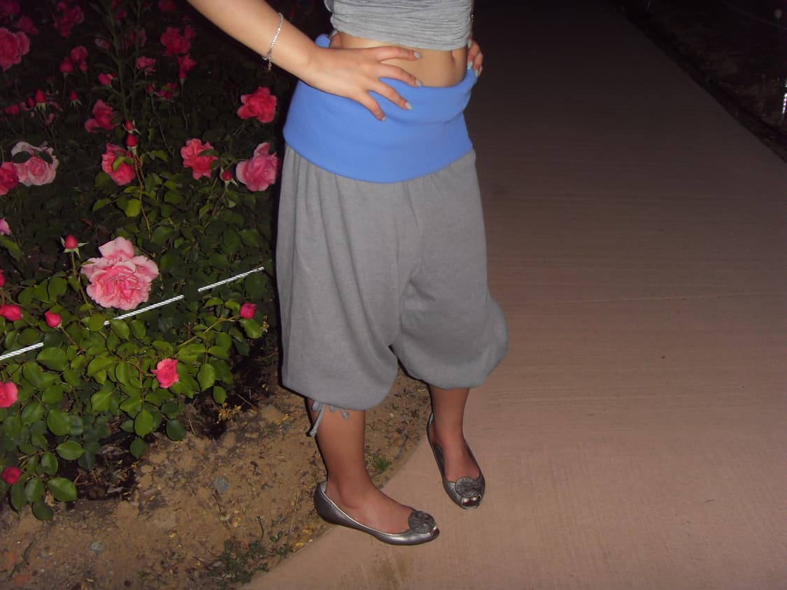 Foldover capris (blue) 상품이미지6