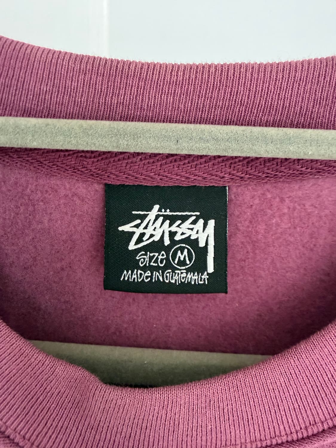 스투시5 스포츠 크루넥 베리 상품이미지4