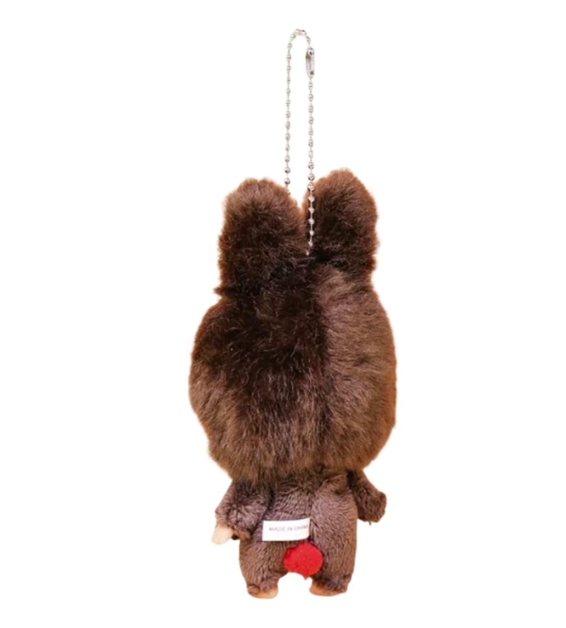 몬치치 빅헤드 SS 토끼 레드 도트 마스코트 키 체인 브라운 상품이미지2
