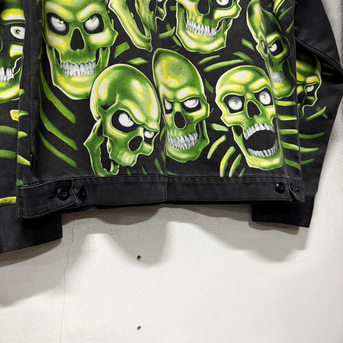 SS18 슈프림 스컬 파일 워크 자켓 그린 상품이미지6