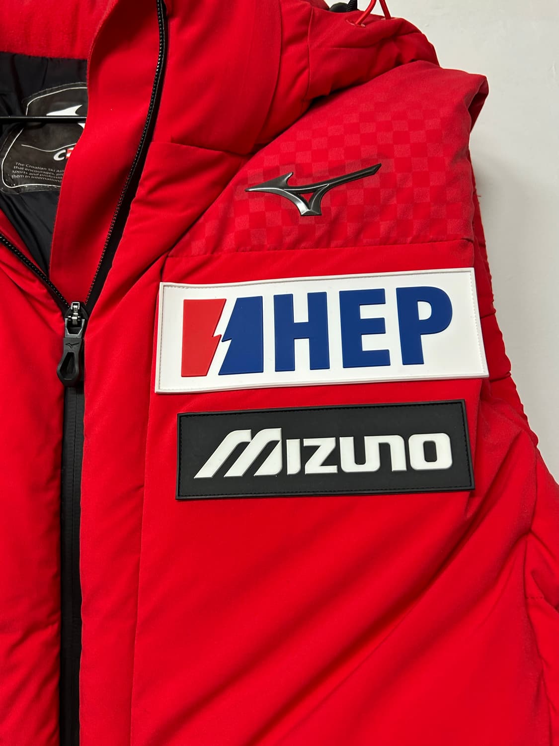 미즈노 크로아티아 알파인 스키팀 다운베스트 상품이미지3