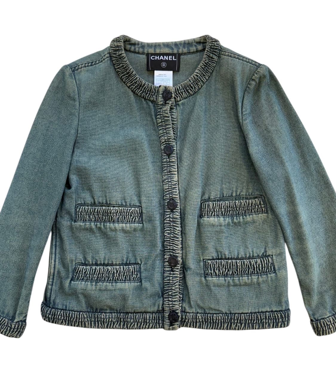 샤넬 2001 데님 2피스 셋업 상품이미지3