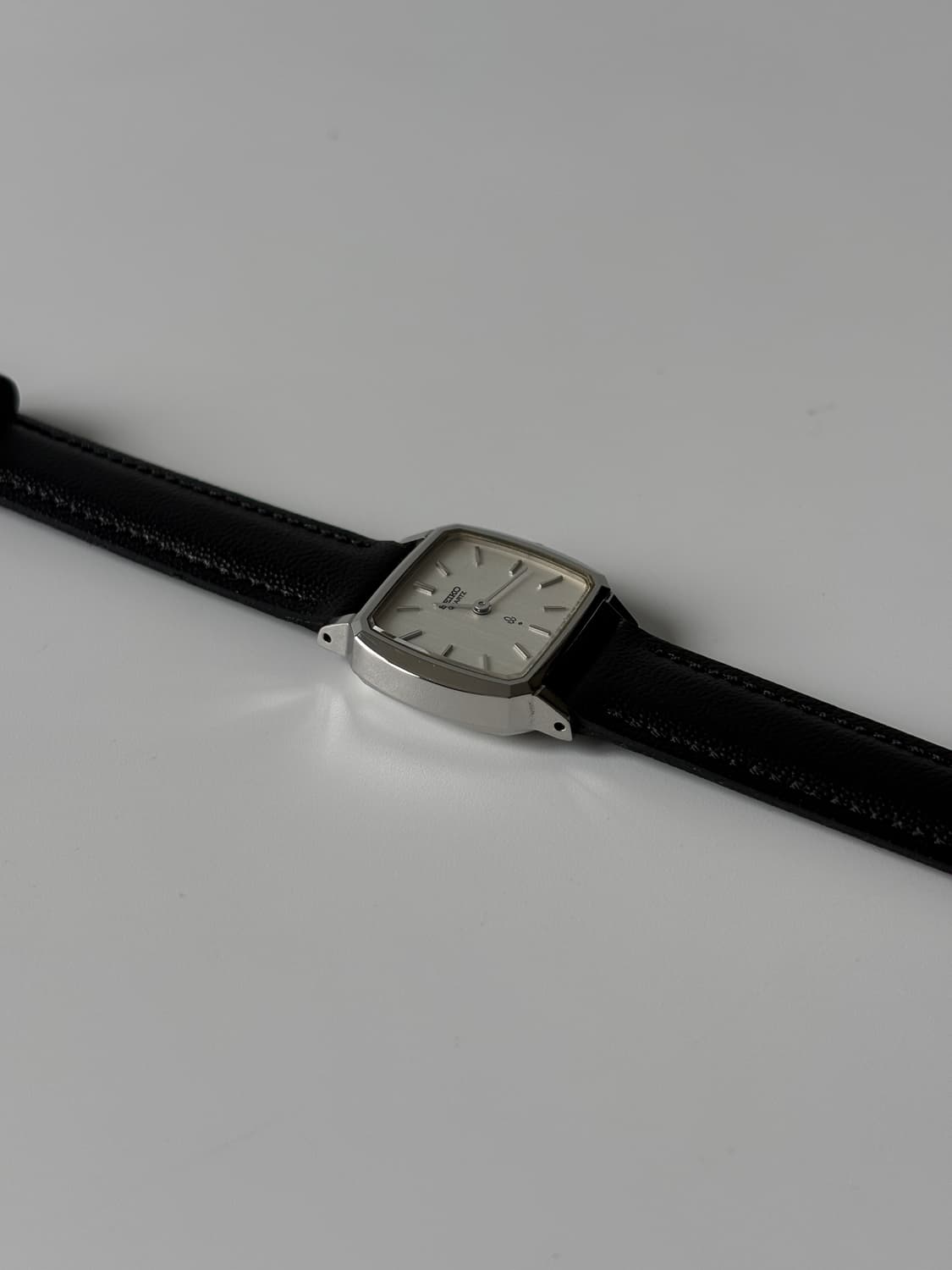 세이코 1980년대 실버 스퀘어 쿼츠 여성 상품이미지5