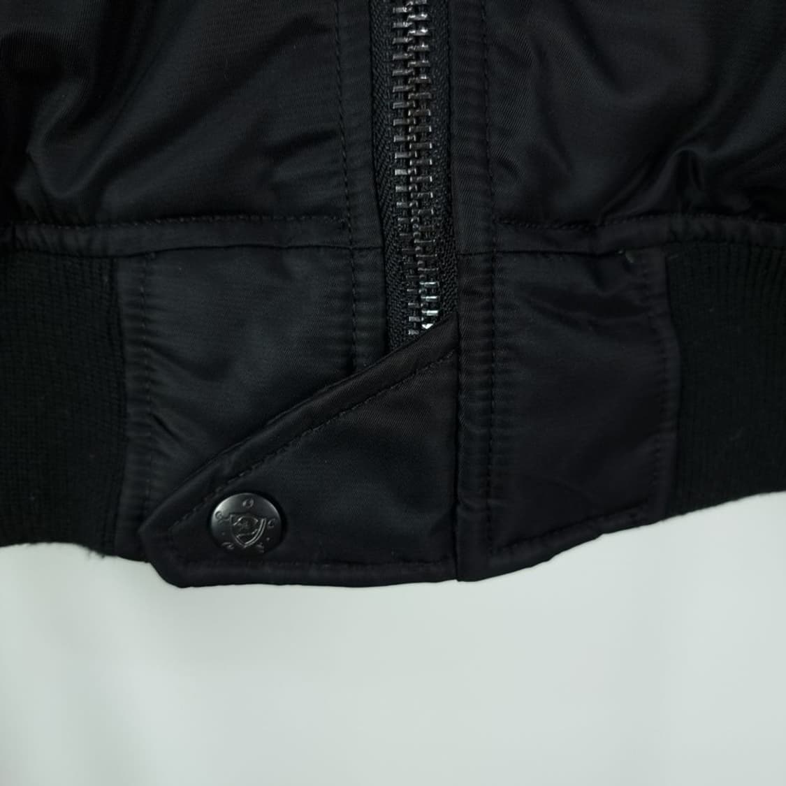 [빈티지] 해골 스컬 자수 수베니어 MA-1 봄버 자켓 블랙 M18474 상품이미지8