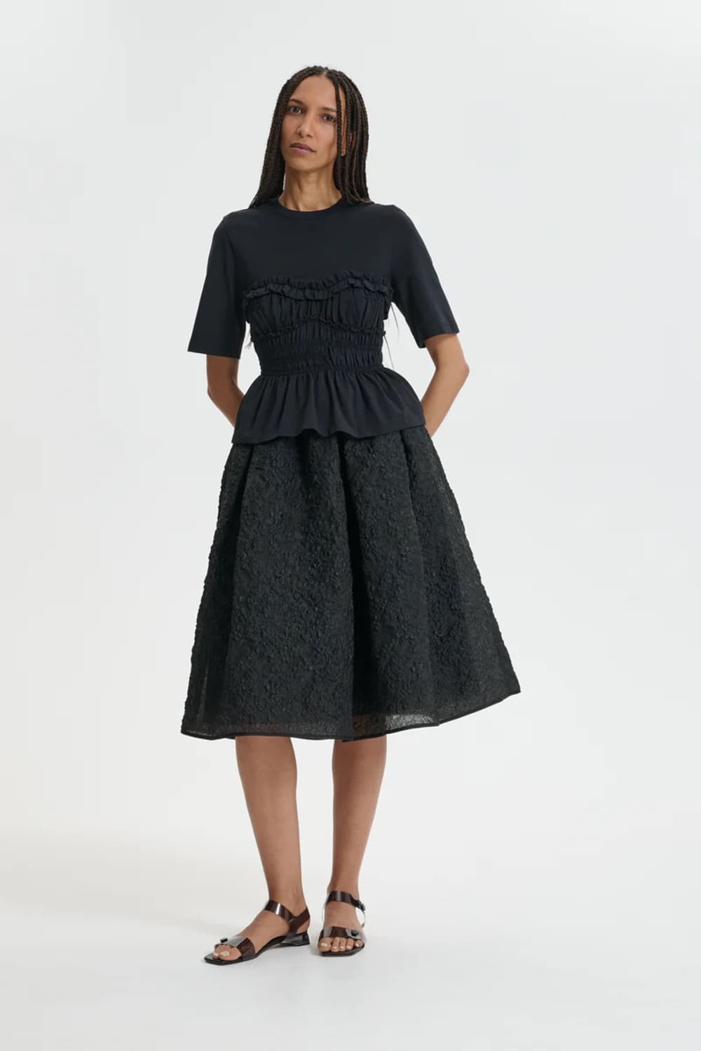 [XS,S,M]세실리에 반센 26ss VILDE 티셔츠/블랙 상품이미지2