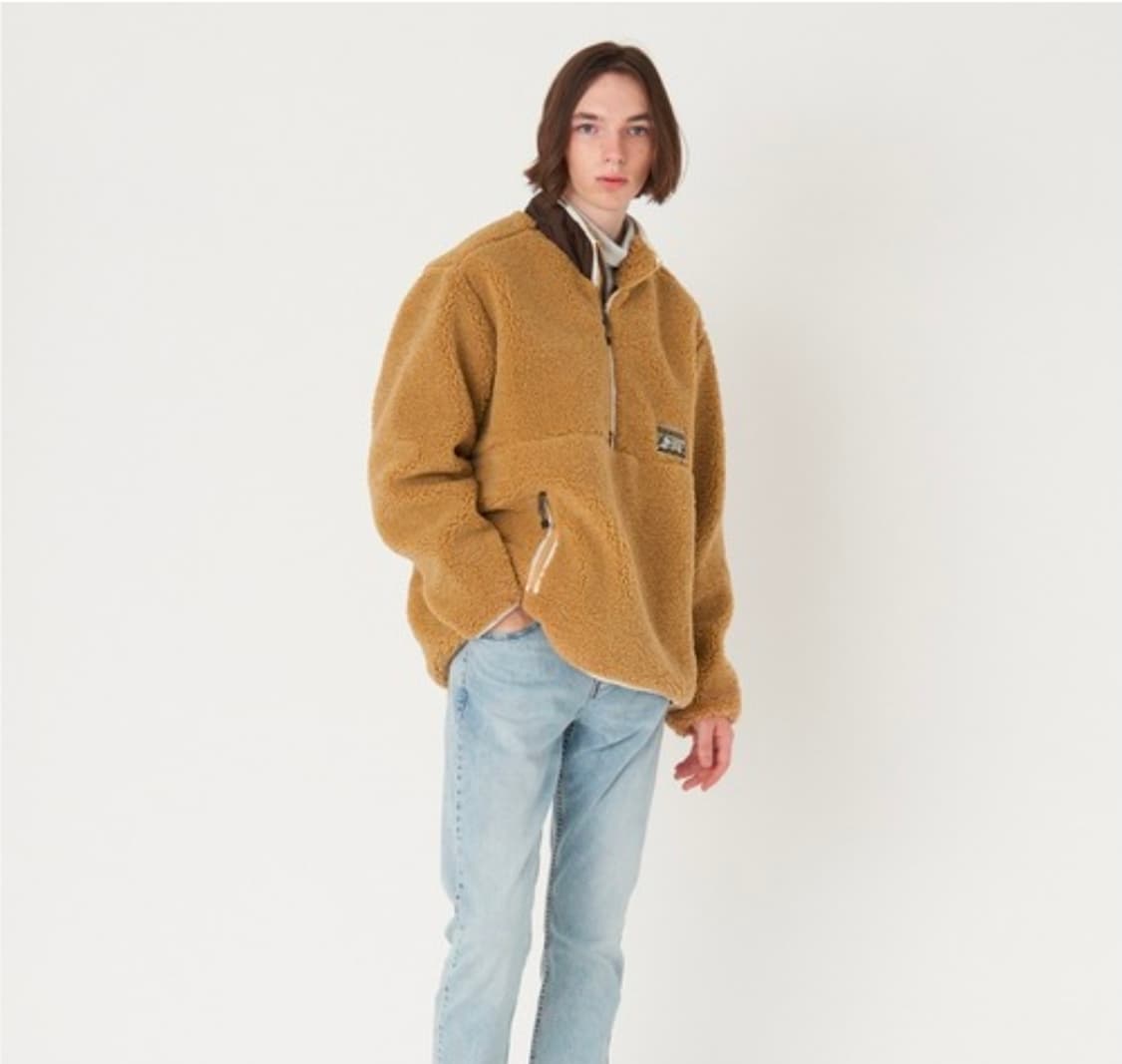 (새상품) 리바이스(Levis) 브라운 플리스 아노락 XL size 상품이미지2