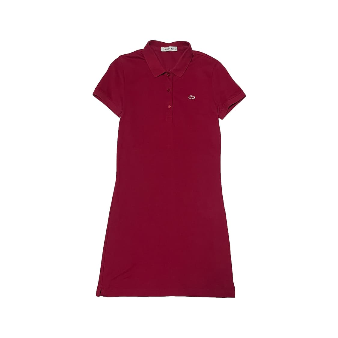 라코스테 버건디 카라 원피스 상품이미지1