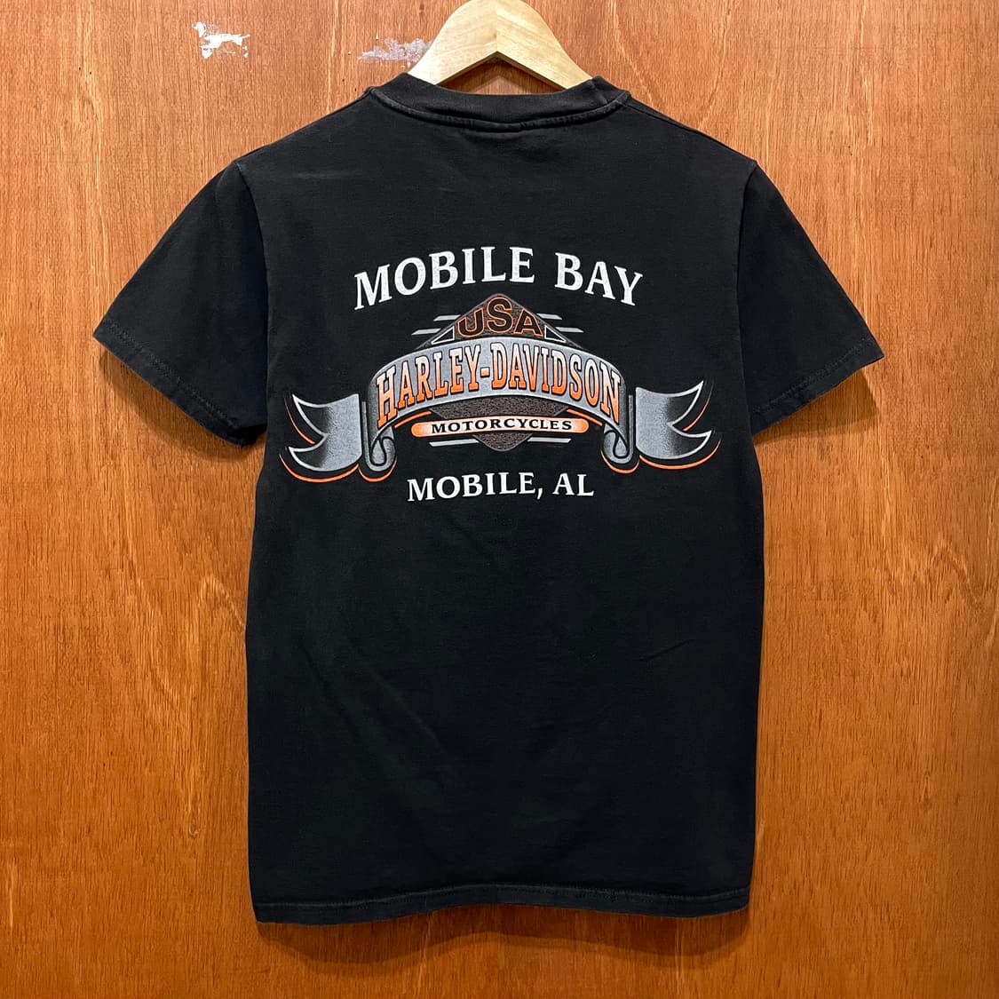 (S) USA Harley Davidson 할리 로고 프린팅 반팔티 상품이미지4
