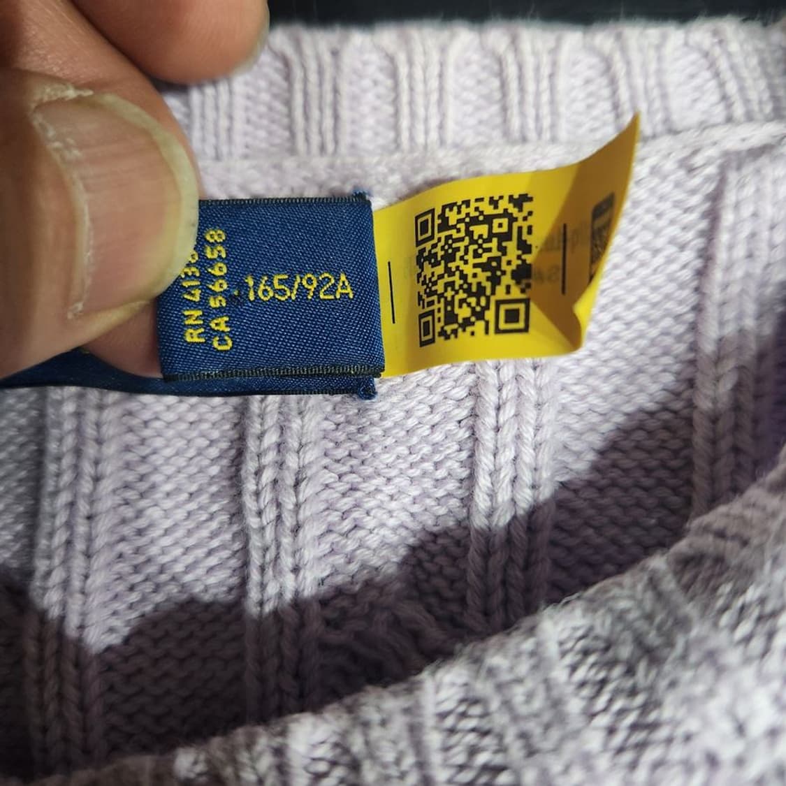 [여M]폴로랄프로렌 코튼 케이블 니트[Y5C-209] 상품이미지8