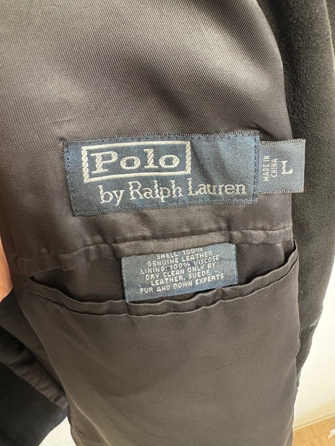 폴로 랄프로렌 스탠카라 스웨이드 블레이저 l 상품이미지4