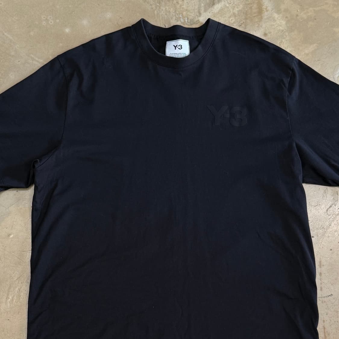 M Y-3 블랙 반팔 티셔츠 상품이미지1