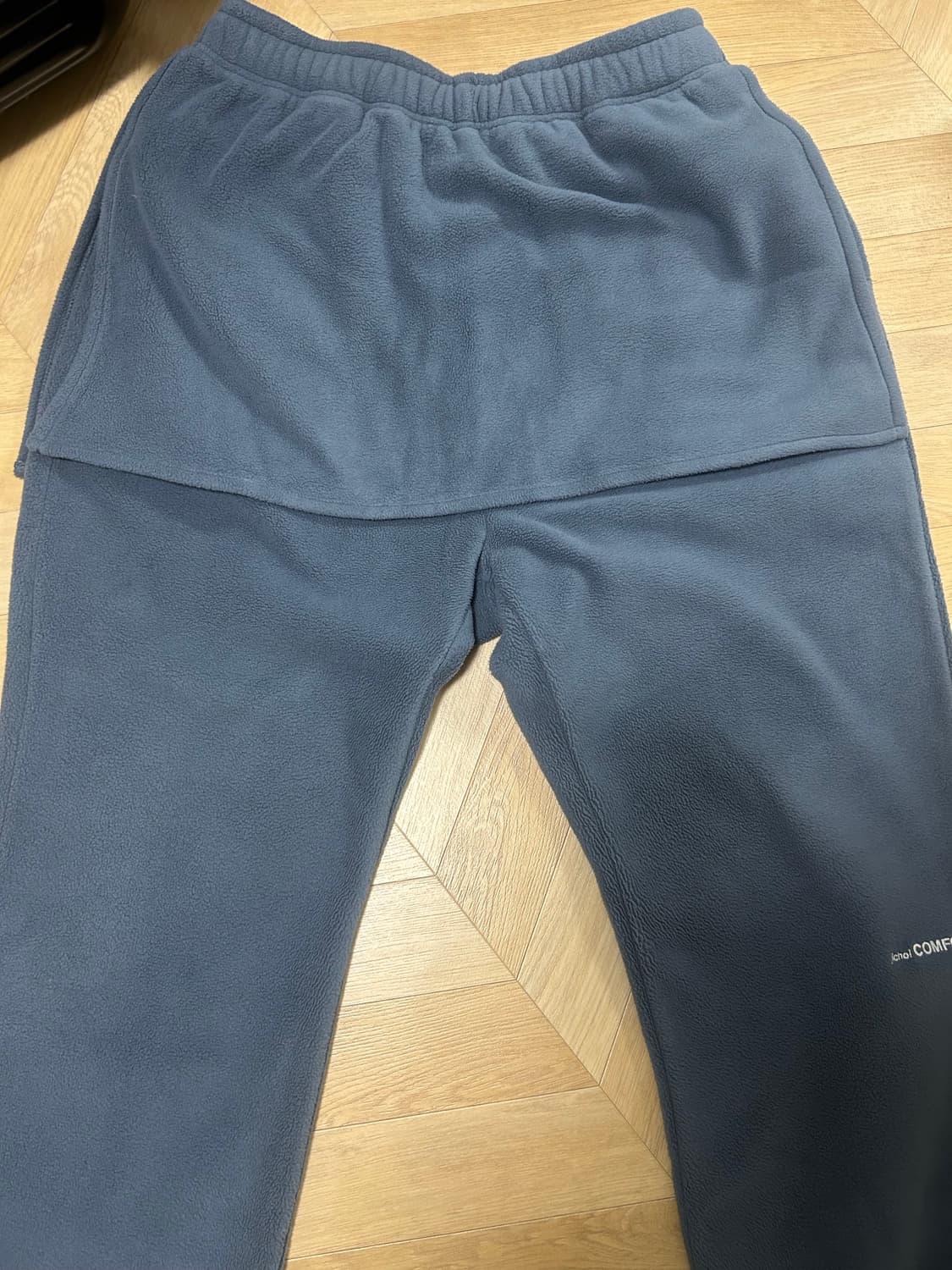 지초이 컴포트 24-006 플리스 레이어드 팬츠 3 상품이미지3