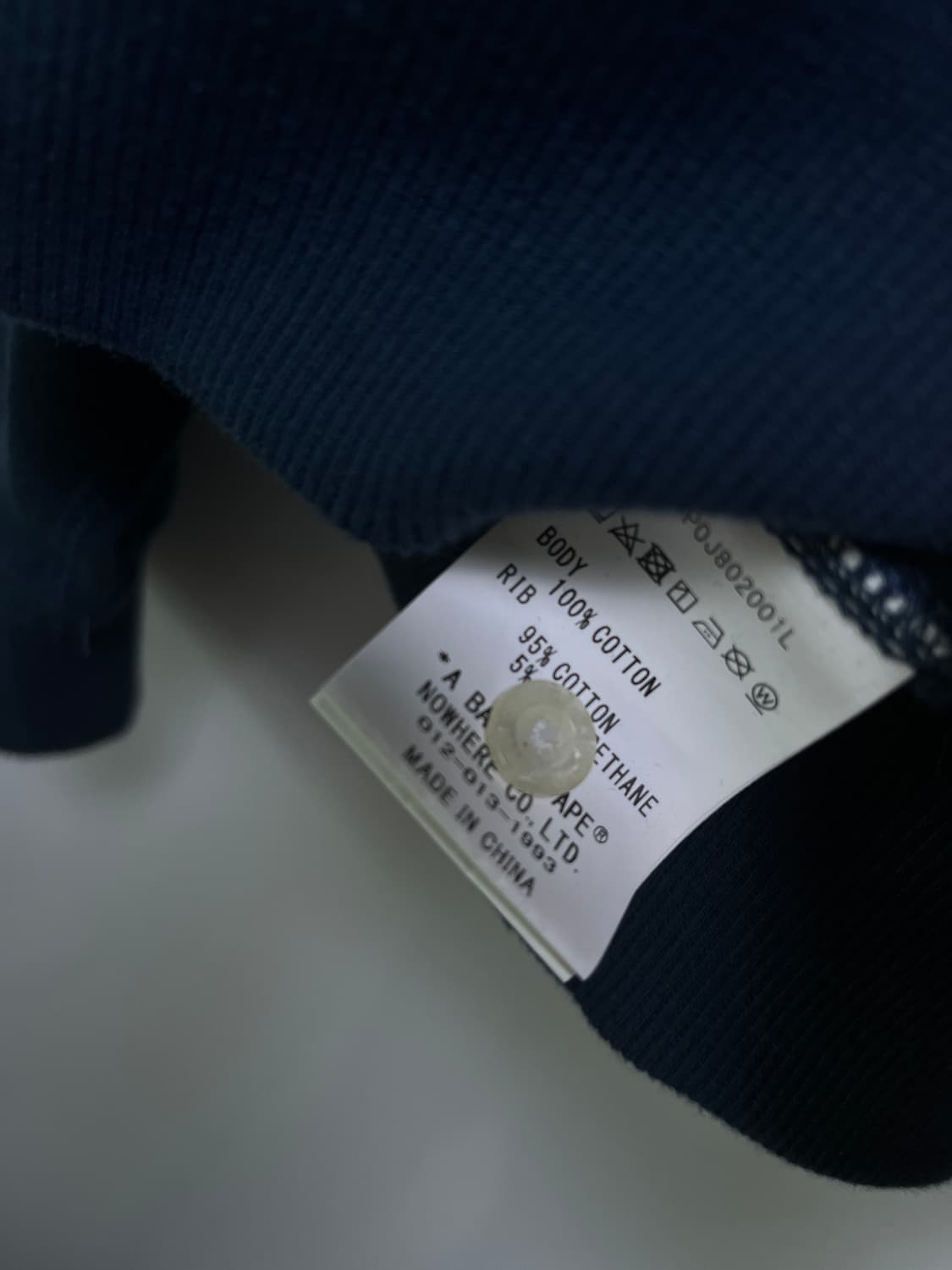 베이프 컬리지 L/S 폴로 셔츠 판매 상품이미지5