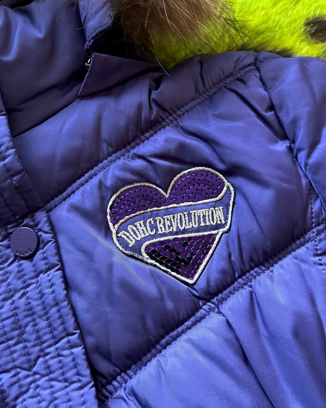 2000s DOHC Fur Hood Gal Padding Jumper 상품이미지6