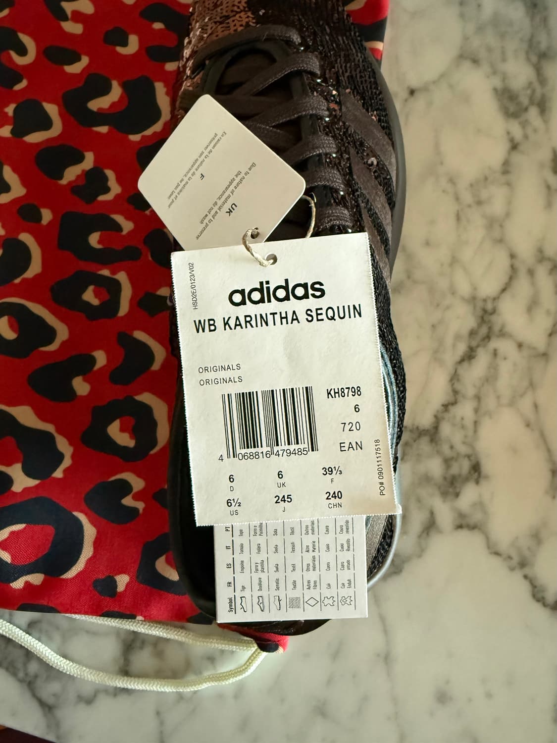 아디다스 X 웨일스보너 KARINTHA 시퀸 스니커즈  상품이미지4