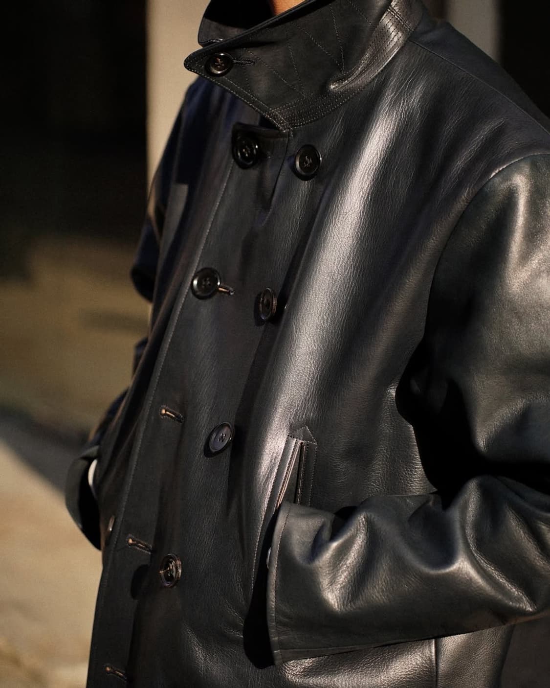 25aw L.MCLAGAN 13-BUTTON peacoat 상품이미지7