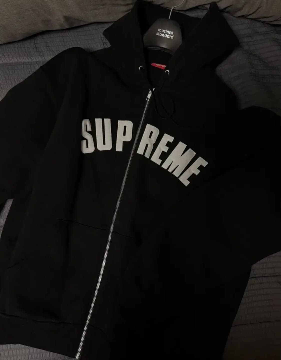 슈프림 아크써멀 후드집업 블랙 XL 상품이미지1