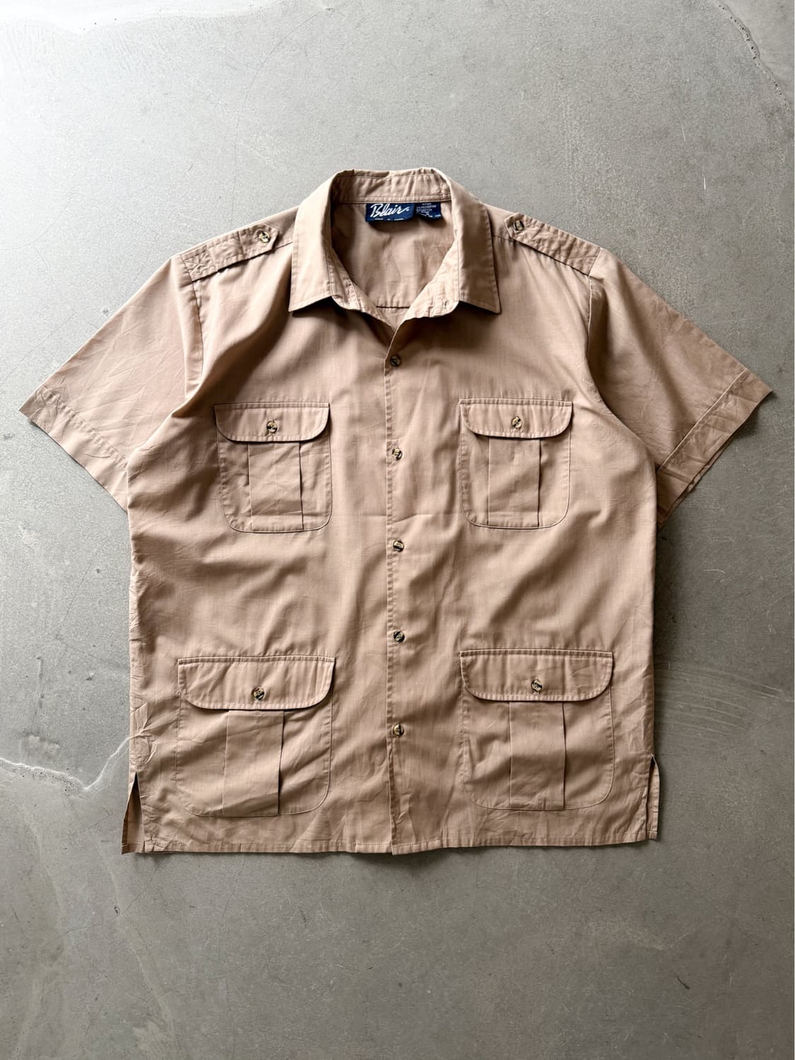 Vintage Blair Safari Utility Shirt 상품이미지1