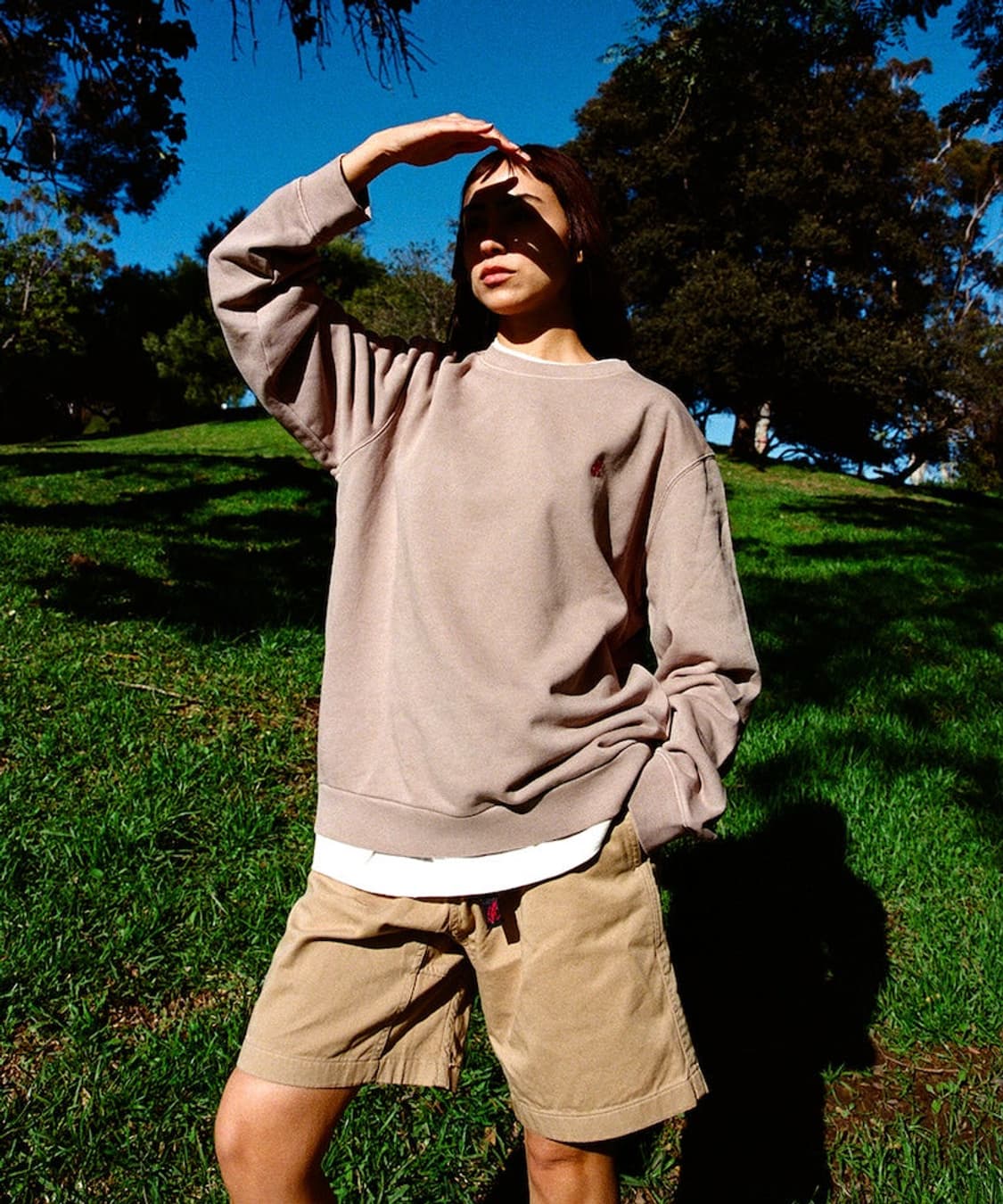 그라미치 여성 G 쇼츠 치노 상품이미지10