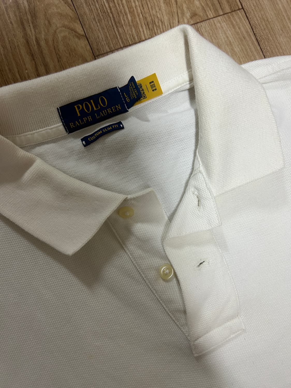폴로랄프로렌 클래식 핏 폴로 셔츠 / 화이트아이보리  상품이미지3