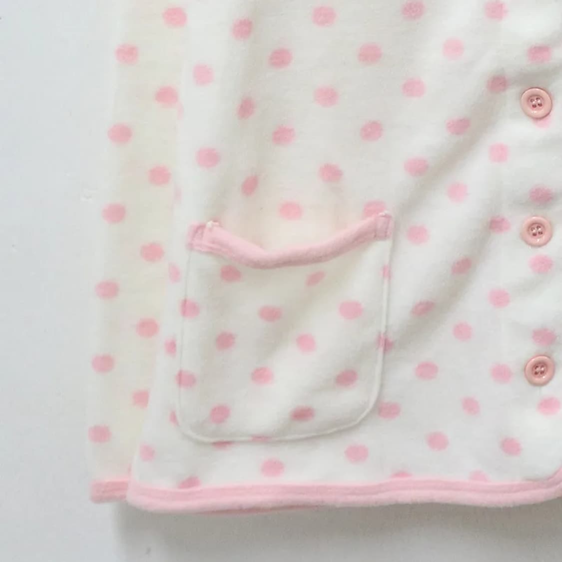 TUTU ANNA 도트 딸기우유 핑크 잠옷 상의 64650 상품이미지6