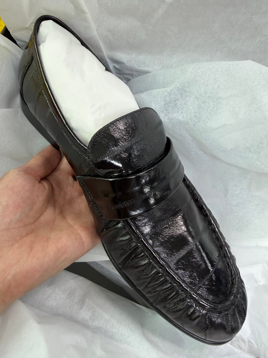 [42]The row(더 로우) soft eel loafer black 상품이미지3
