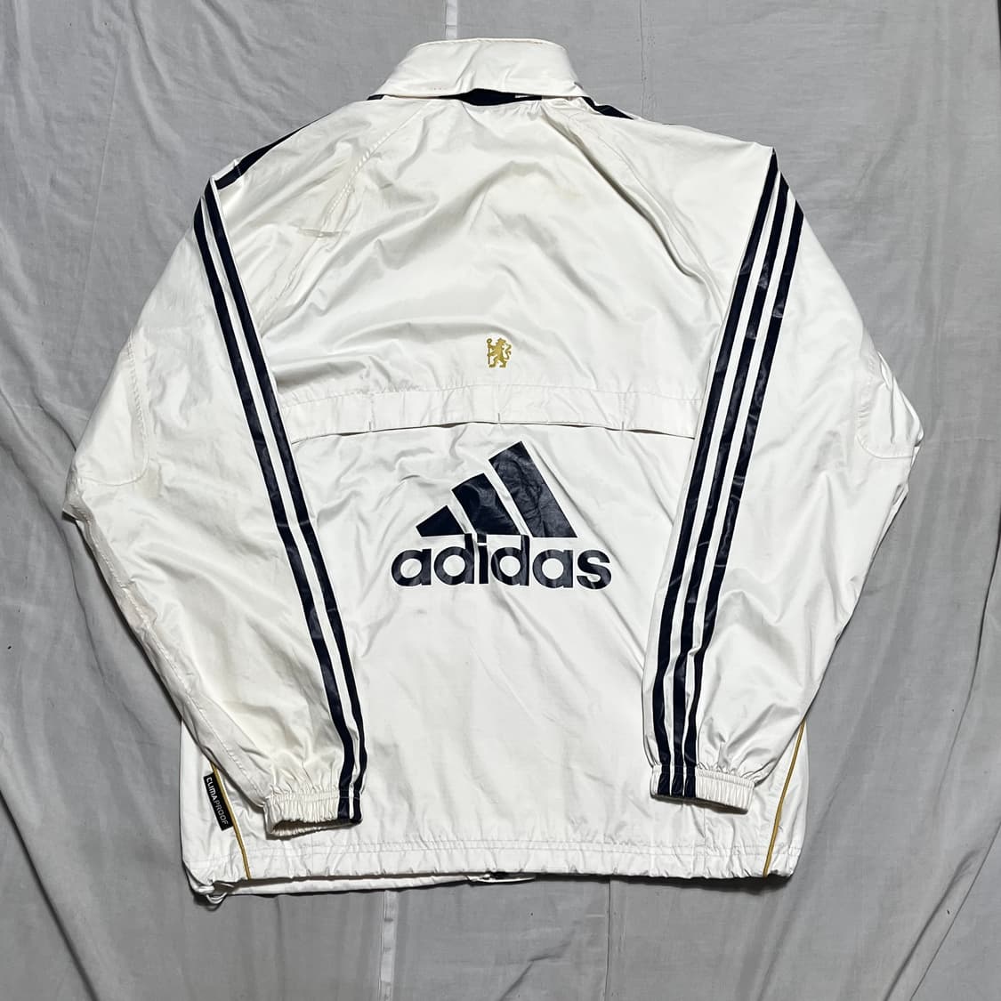 M 아디다스 첼시 삼성 백로고 화이트 바람막이 상품이미지3