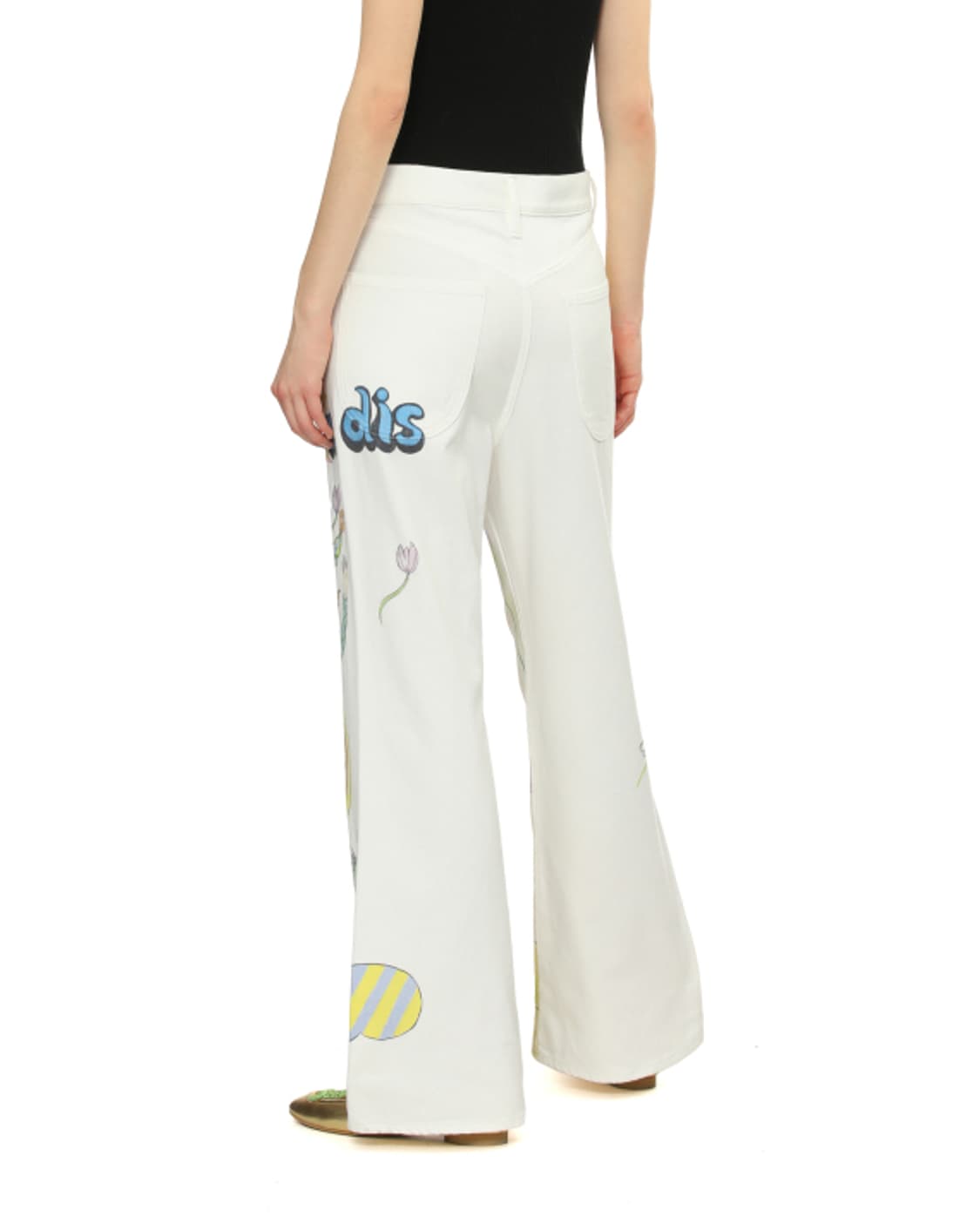 새상품 Tsumori Chisato 츠모리 치사토 페인팅 진  상품이미지4