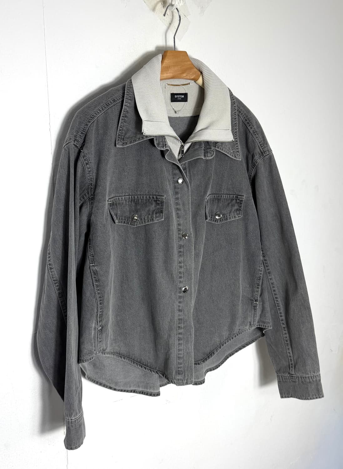 시스템 시스템셔츠자켓 시스템자켓 시스템제님자켓 system 상품이미지2