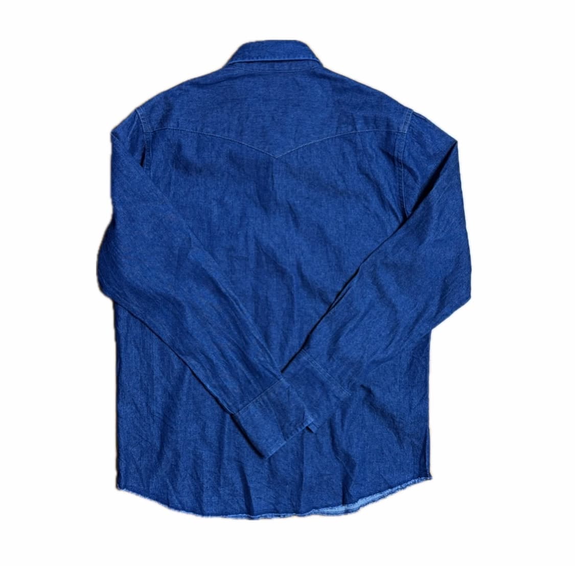 랭글러 웨스턴 데님셔츠 (컷오프 디테일) 상품이미지8