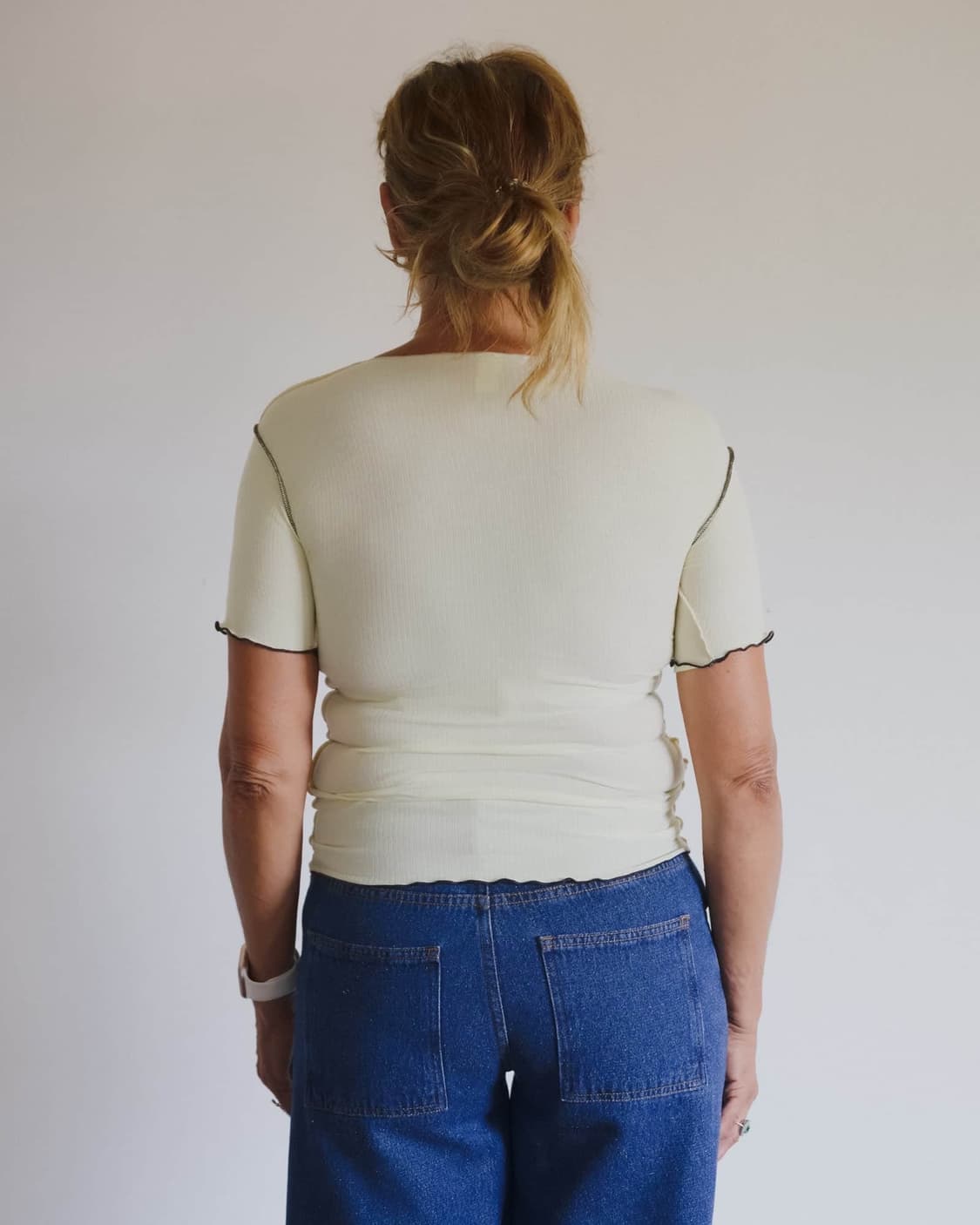 [S,M,L]베이스레인지 Vein 오가닉 탑/라임 상품이미지5